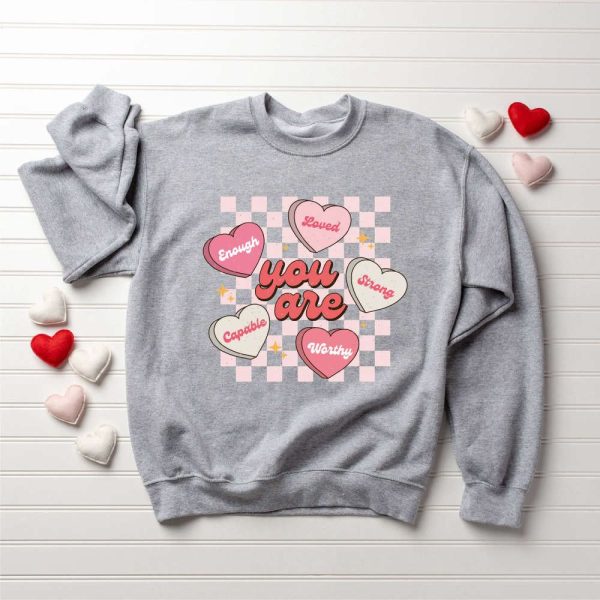 Valentines Sweatshirt, Womens Valentines Day Sweatshirt, Teacher Valentine Sweatshirt, Womens Valentines Sweatshirt