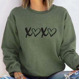 Valentines Sweatshirt XOXO Sweatshirt Valentines Sweater Crewneck Sweatshirt Womens Valentines Sweatshirt 4 jicdu3.jpg