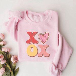 Valentines Sweatshirt, XOXO Sweatshirt, Vintage Sweatshirt, Womens…