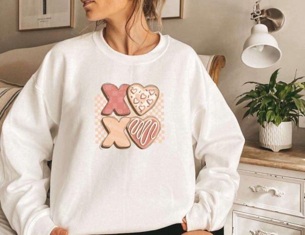 Valentines Sweatshirt, XOXO, Valentines Day Sweatshirt, Valentines Sweater, Womens Valentines Sweatshirt