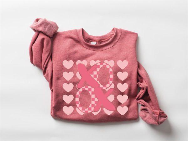 Valentines Sweatshirt, Xoxo Valentines Day Sweatshirt, Love Sweatshirt, Womens Valentines Sweatshirt