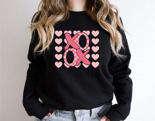Valentines Sweatshirt, Xoxo Valentines Day Sweatshirt, Love Sweatshirt, Womens Valentines Sweatshirt