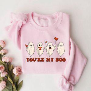 Valentines Sweatshirt You Are My Boo Sweatshirt Cute Ghost Sweater Spooky Valentine Womens Valentines Sweatshirt 2 utntq9.jpg