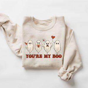 Valentines Sweatshirt You Are My Boo Sweatshirt Cute Ghost Sweater Spooky Valentine Womens Valentines Sweatshirt 3 scbdcu.jpg