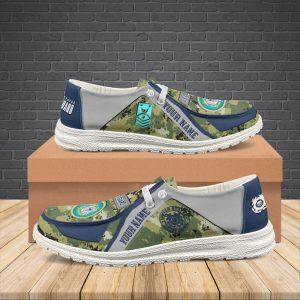 Veteran Canvas Loafer Shoes Personalized US Coast Guard Camouflage H D Shoes With Your Name And Rank Canvas Loafer Shoes 2 ygeic5.jpg