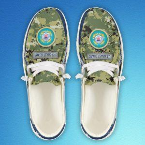 Veteran Canvas Loafer Shoes Personalized US Coast Guard Camouflage H D Shoes With Your Name And Rank Canvas Loafer Shoes 3 scxbxm.jpg