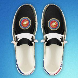 Veteran Canvas Loafer Shoes Personalized US Marine Corps H D Shoes With Name And Rank Canvas Loafer Shoes 3 dmixcp.jpg