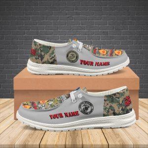 Veteran Canvas Loafer Shoes Personalized US Marine Corps H D Shoes With Your Name And Rank Canvas Loafer Shoes 2 hzqkxy.jpg