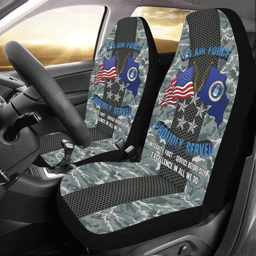 Veteran Car Seat Covers, Us Air Force O-10 General Of The Air Force Gaf O10 General Officer Car Seat Covers, Car Seat Covers Designs