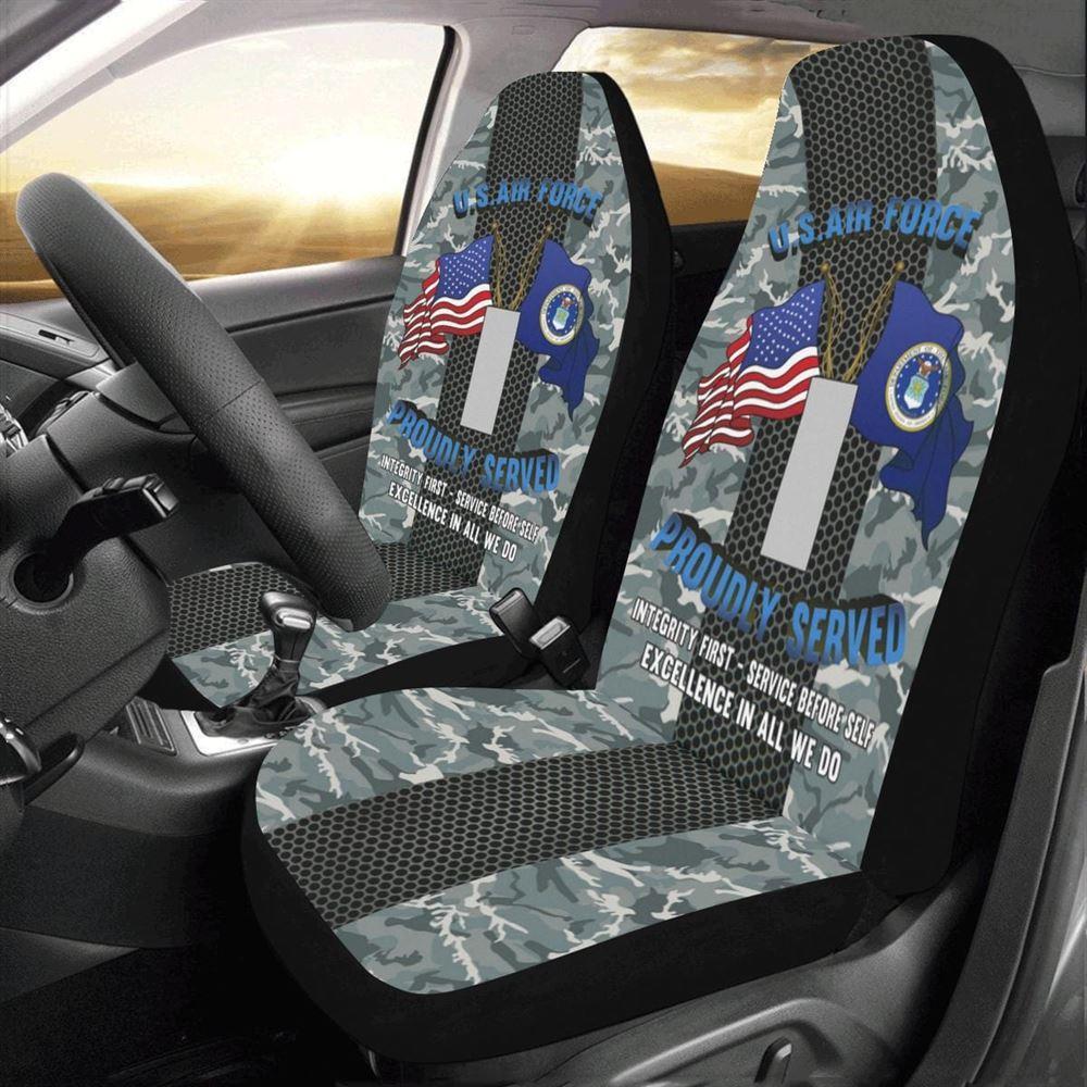 Veteran Car Seat Covers, Us Air Force O-2 First Lieutenant 1St L O2 Commiss Car Seat Covers, Car Seat Covers Designs