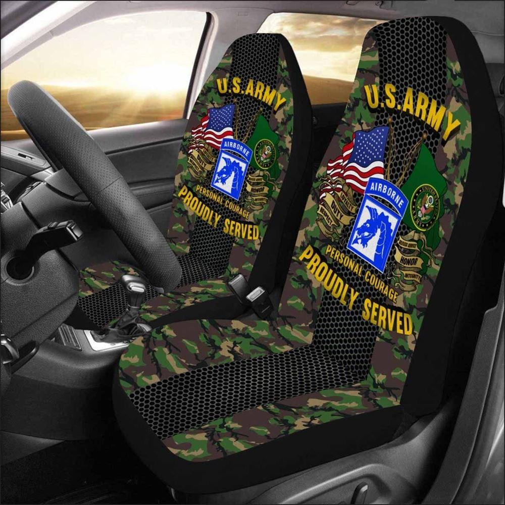 Veteran Car Seat Covers, Us Army 18Th Xviii Airborne Car Seat Covers, Car Seat Covers Designs