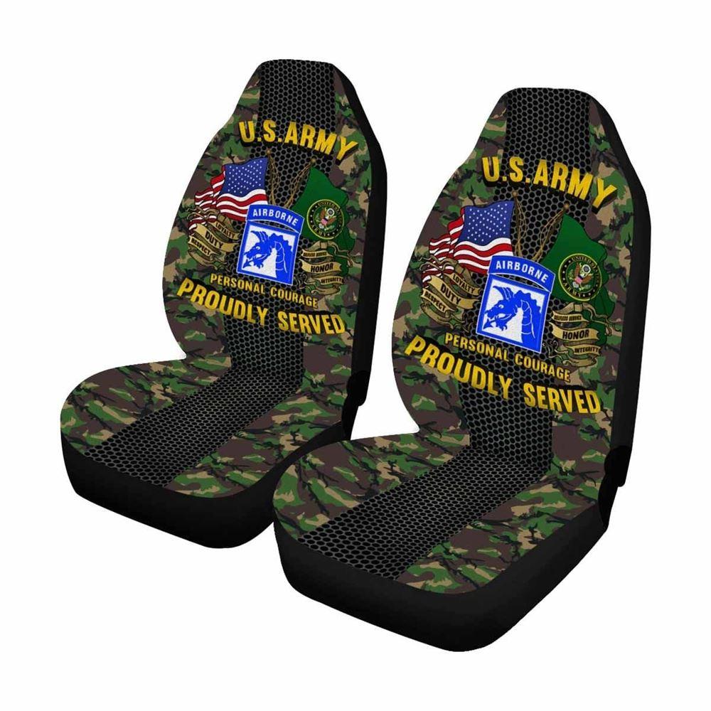 Veteran Car Seat Covers, Us Army 18Th Xviii Airborne Car Seat Covers, Car Seat Covers Designs