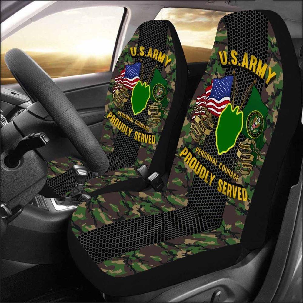 Veteran Car Seat Covers, Us Army 24Th Infantry Division Car Seat Covers, Car Seat Covers Designs