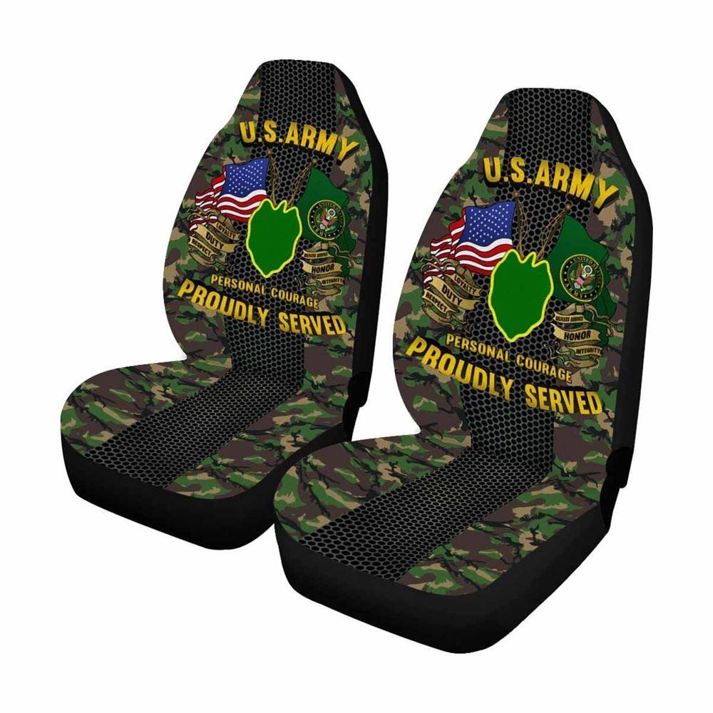 Veteran Car Seat Covers, Us Army 24Th Infantry Division Car Seat Covers, Car Seat Covers Designs