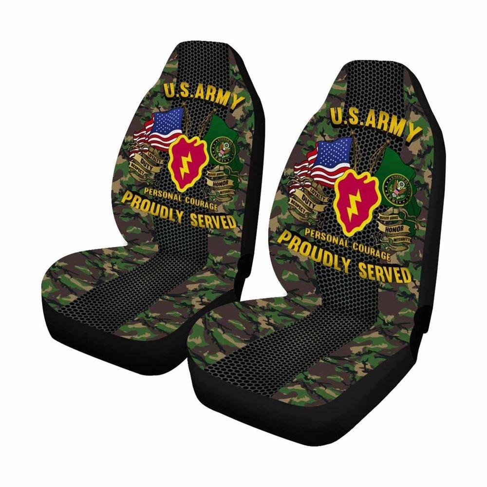 Veteran Car Seat Covers, Us Army 25Th Infantry Division Car Seat Covers, Car Seat Covers Designs