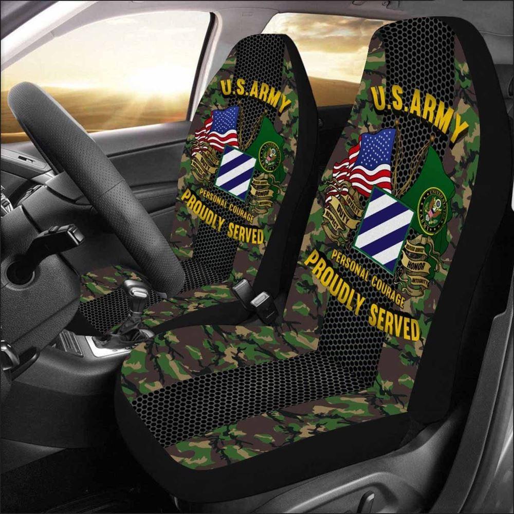 Veteran Car Seat Covers, Us Army 3Rd Infantry Division Car Seat Covers, Car Seat Covers Designs