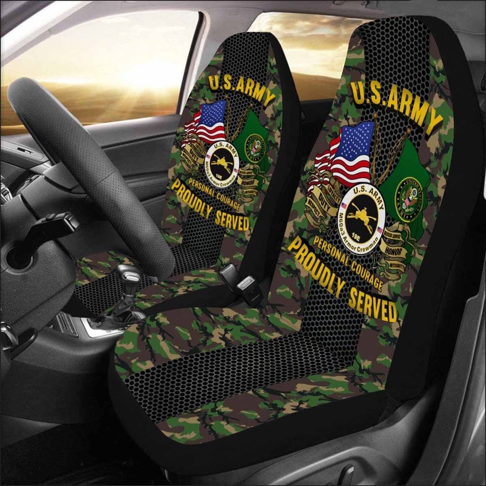 Veteran Car Seat Covers, Us Army Armor Car Seat Covers, Car Seat Covers Designs