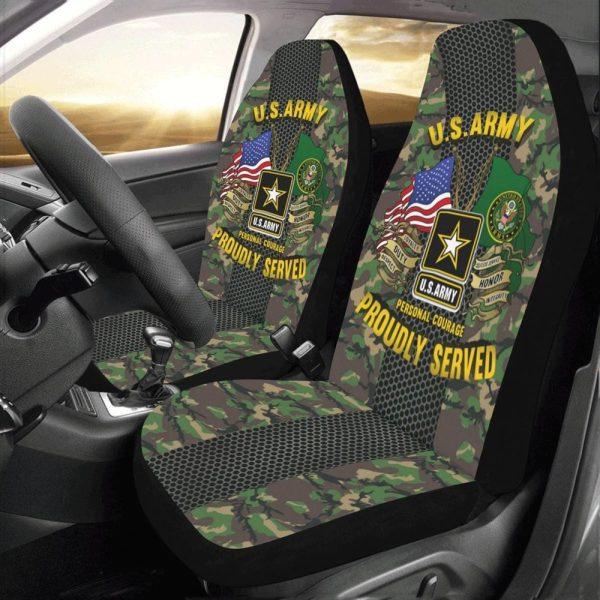 Veteran Car Seat Covers, Us Army Logo Car Seat Covers, Car Seat Covers Designs