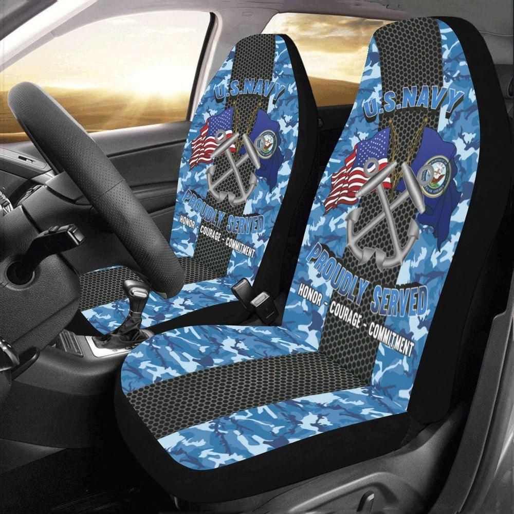 Veteran Car Seat Covers, Us Navy Boatswain’S Mate Navy Bm Car Seat Covers, Car Seat Covers Designs