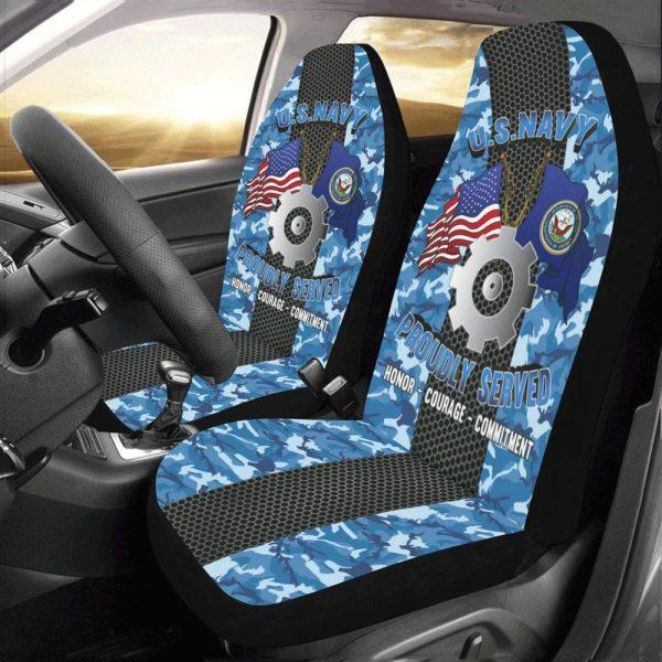 Veteran Car Seat Covers, Us Navy Engineman Navy En Car Seat Covers, Car Seat Covers Designs