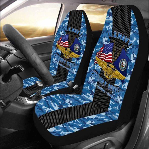 Veteran Car Seat Covers, Us Navy Naval Astronaut Car Seat Covers, Car Seat Covers Designs