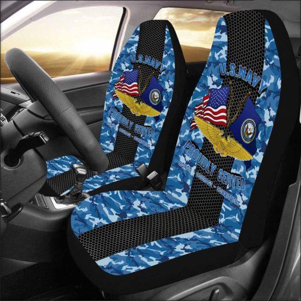 Veteran Car Seat Covers, Us Navy Naval Astronaut Flight Officer Car Seat Covers, Car Seat Covers Designs