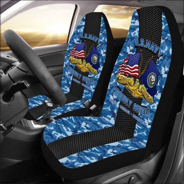 Veteran Car Seat Covers, Us Navy Submarine Warfare Car Seat Covers, Car Seat Covers Designs