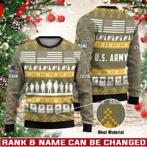 Veterans Sweater Personalized US Army Veteran Christmas Knitted Sweater With Your Military Rank Military Sweater Military Sweater Men s 1 pxhdne.jpg