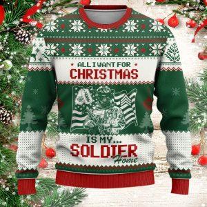 Veterans Sweater Personalized US Army Veteran Christmas Sweater With Your Military Rank Military Sweater Military Sweater Men s 2 unmujq.jpg