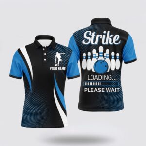 Bowling Polo Shirt, Funny Bowling Shirt Custom…