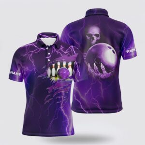 Bowling Polo Shirt, Personalized Bowling Polo Shirt…