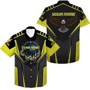 Bowling Hawaiian Shirt, Custom Name And Team…