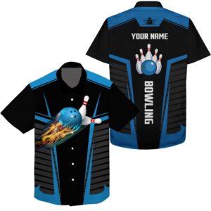 Bowling Hawaiian Shirt, Customize Hawaiian Bowling Shirts…