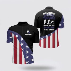 Bowling Jersey, American Flag Bowling Shirt For…