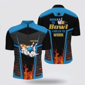 Bowling Jersey, Men’s Bowling Bowling Jersey Shirt…
