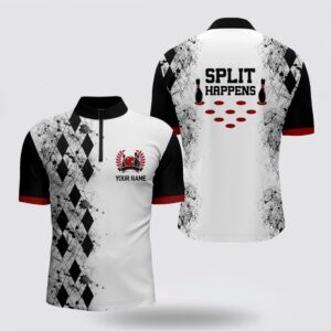 Bowling Jersey, Split Happens Personalized Bowling Shirt…