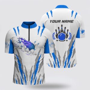 Bowling Jersey, White Bowling Bowling Jersey Shirts…