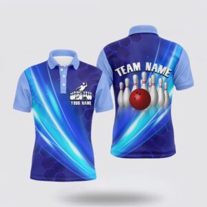 Bowling Polo Shirt, Bowling Shirt For Men…