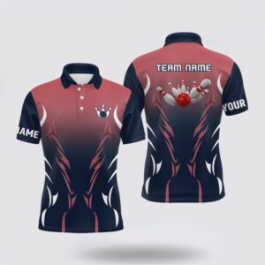 Bowling Polo Shirt, Mens Polo Bowling Shirts…