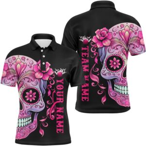 Bowling Polo Shirt, Pink Sugar Skull Tattoo…