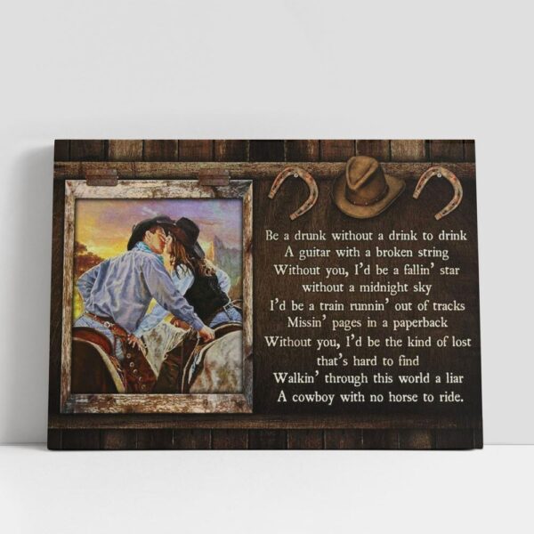 Christian Canvas Wall Art, A Cowboy With No Horse To Ride Canvas Prints