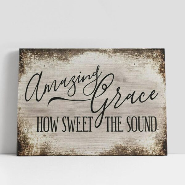 Christian Canvas Wall Art, Amazing Grace Wall Art