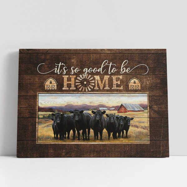 Christian Canvas Wall Art, Angus Aberdeen It’s so good to be home Canvas Wall Art, Bible Verse Canvas