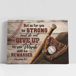 Christian Canvas Wall Art, Baseball But As…