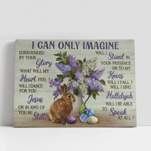 Christian Canvas Wall Art, Beautiful Purple Flower…