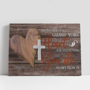 Christian Canvas Wall Art, Bible Verse Wall…
