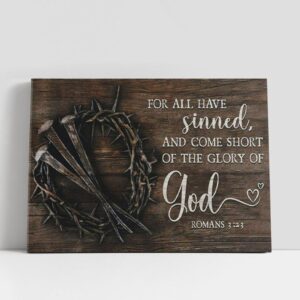Christian Canvas Wall Art, Bible Verse Wall…