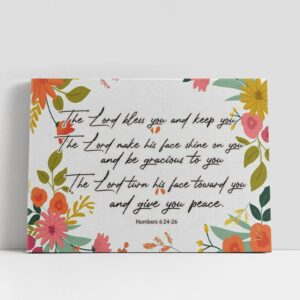 Christian Canvas Wall Art, Bible Verse Wall…