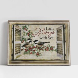 Christian Canvas Wall Art, Bird I Am…