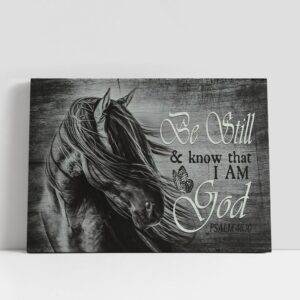Christian Canvas Wall Art, Black And White…